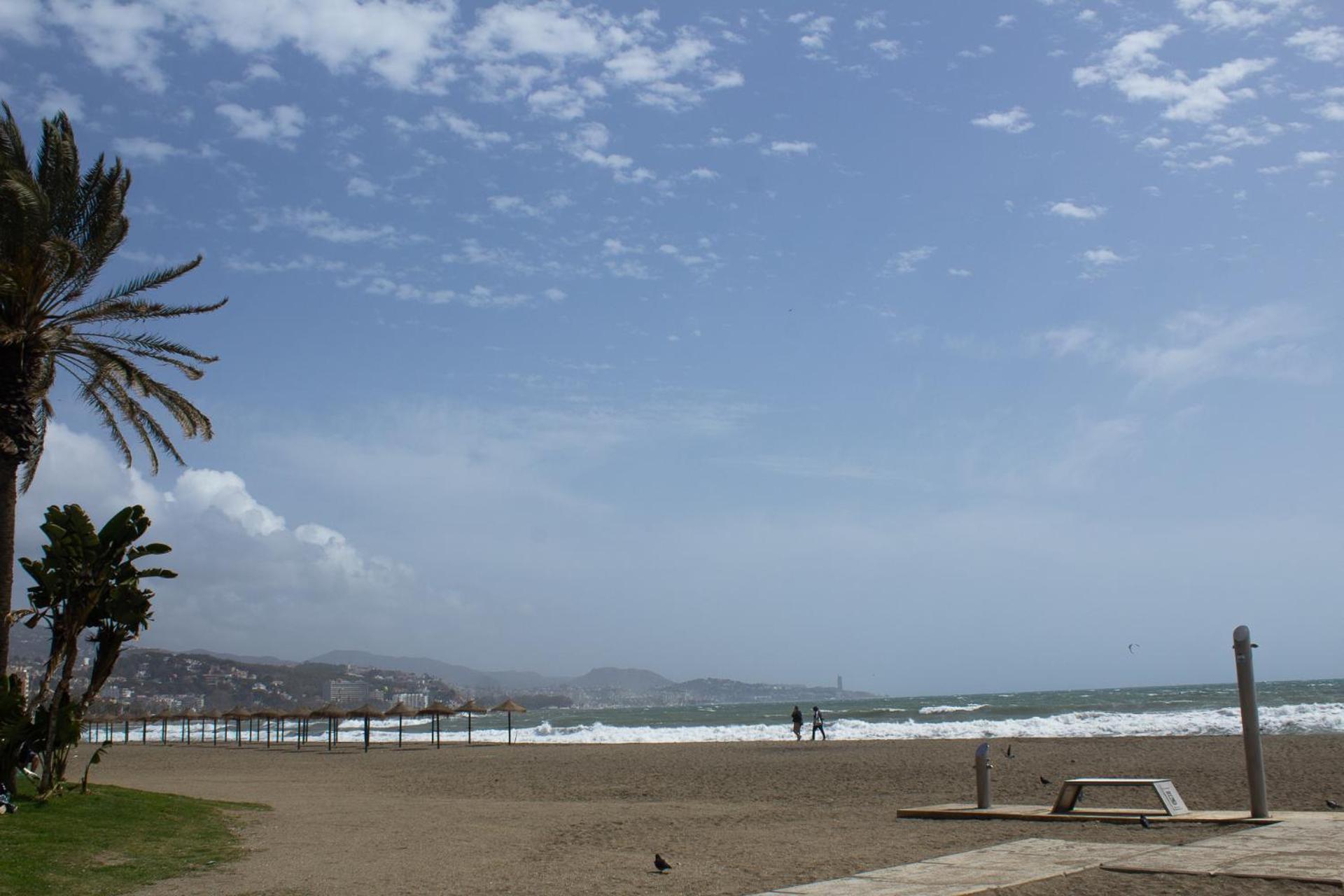 Malagueta, Primera Linea De Playa Málaga Exterior foto
