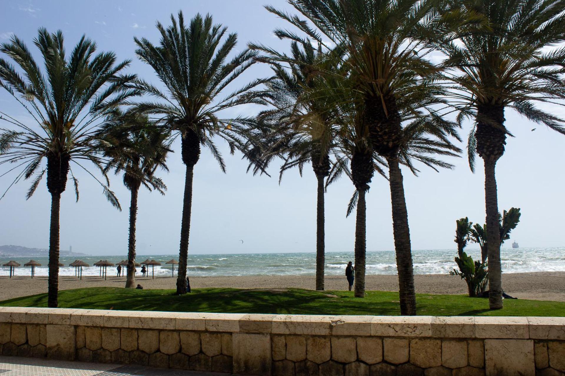 Malagueta, Primera Linea De Playa Málaga Exterior foto